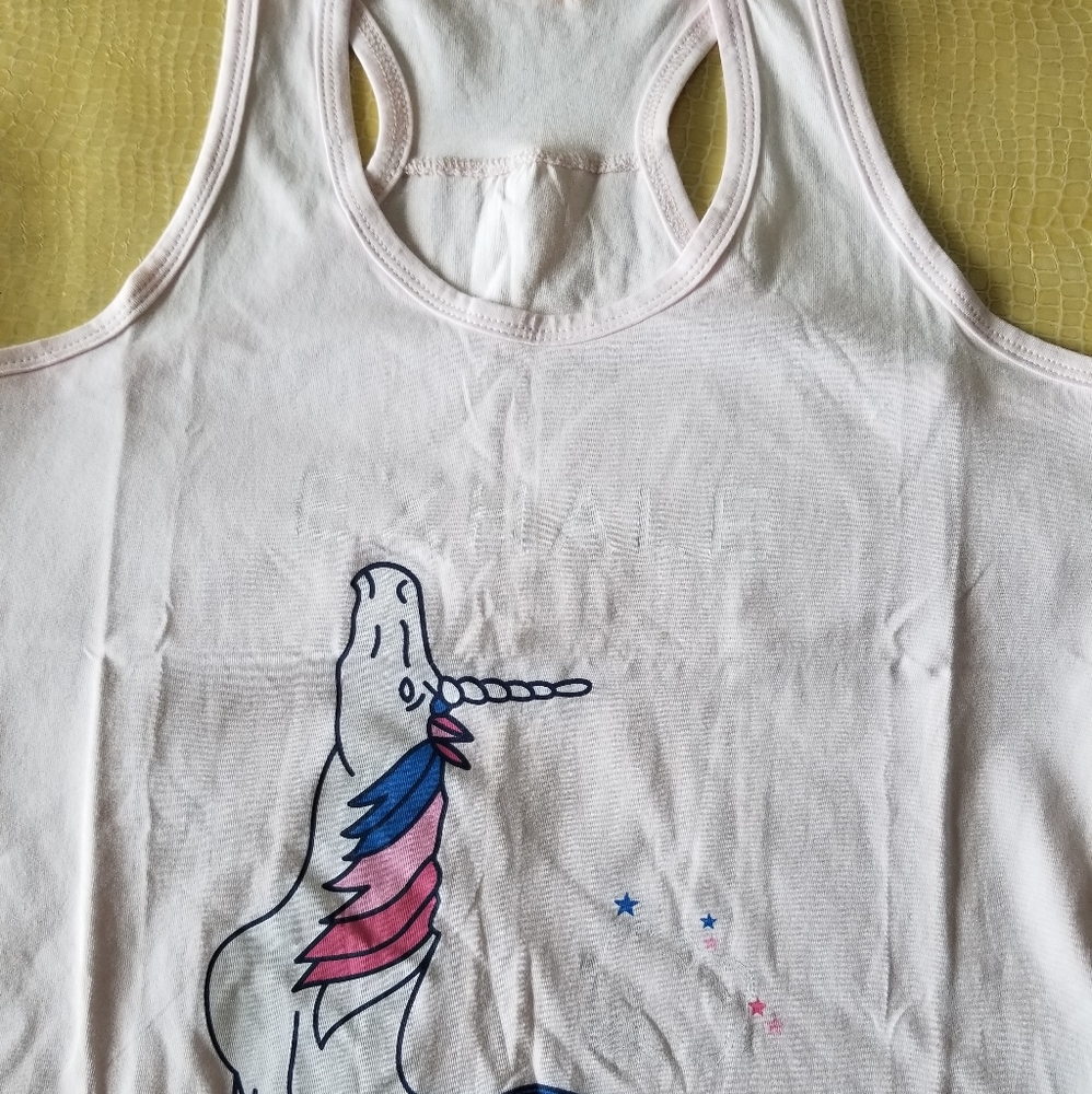 LAST 1 - Boutique UNICORN tank top racerback - Picture 8 of 8